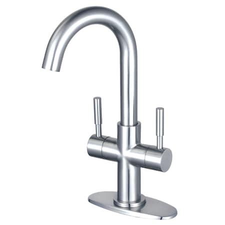 Fauceture LS8551DL Two-Handle Bar Faucet, Polished Chrome LS8551DL